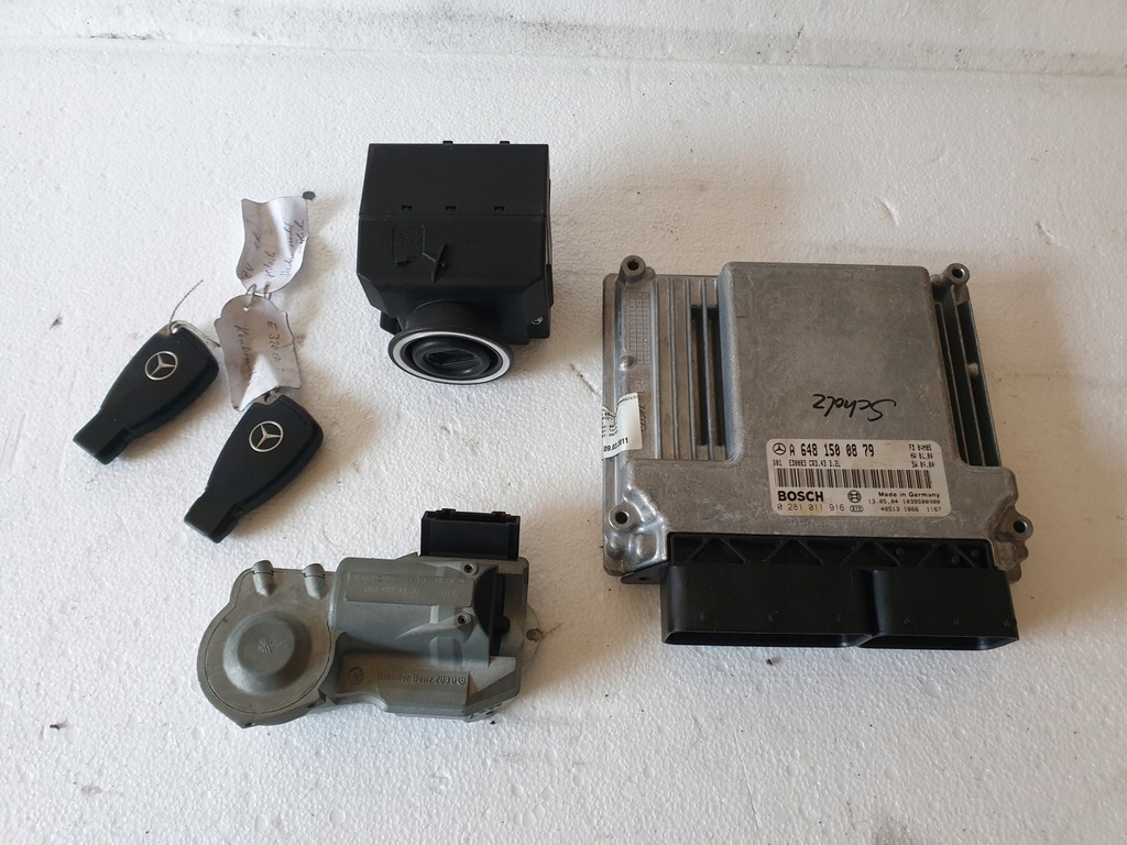 фото №1, Бортовий комп'ютер набір стартовий mercedes w211 3.2 cdi