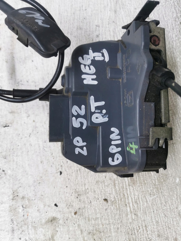 фото №3, Замок двері правий задня renault megane ii 6pin