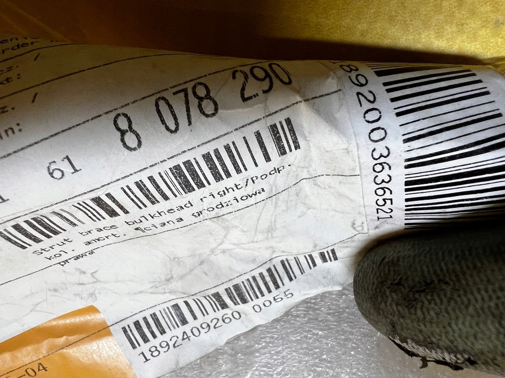 фото №6, Распорка подвеска амортизатора правая bmw x5m f95 x6m f96 xm g09 nowa oem