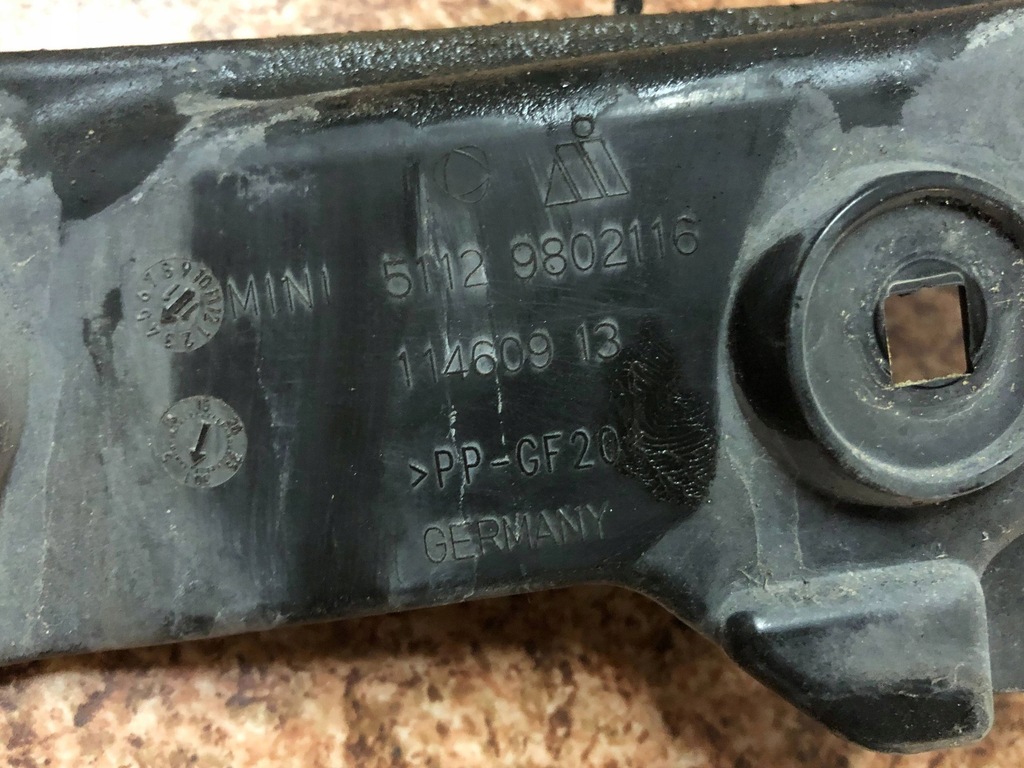 фото №3, Напрямна бампера правий задня mini countryman r60 9802116