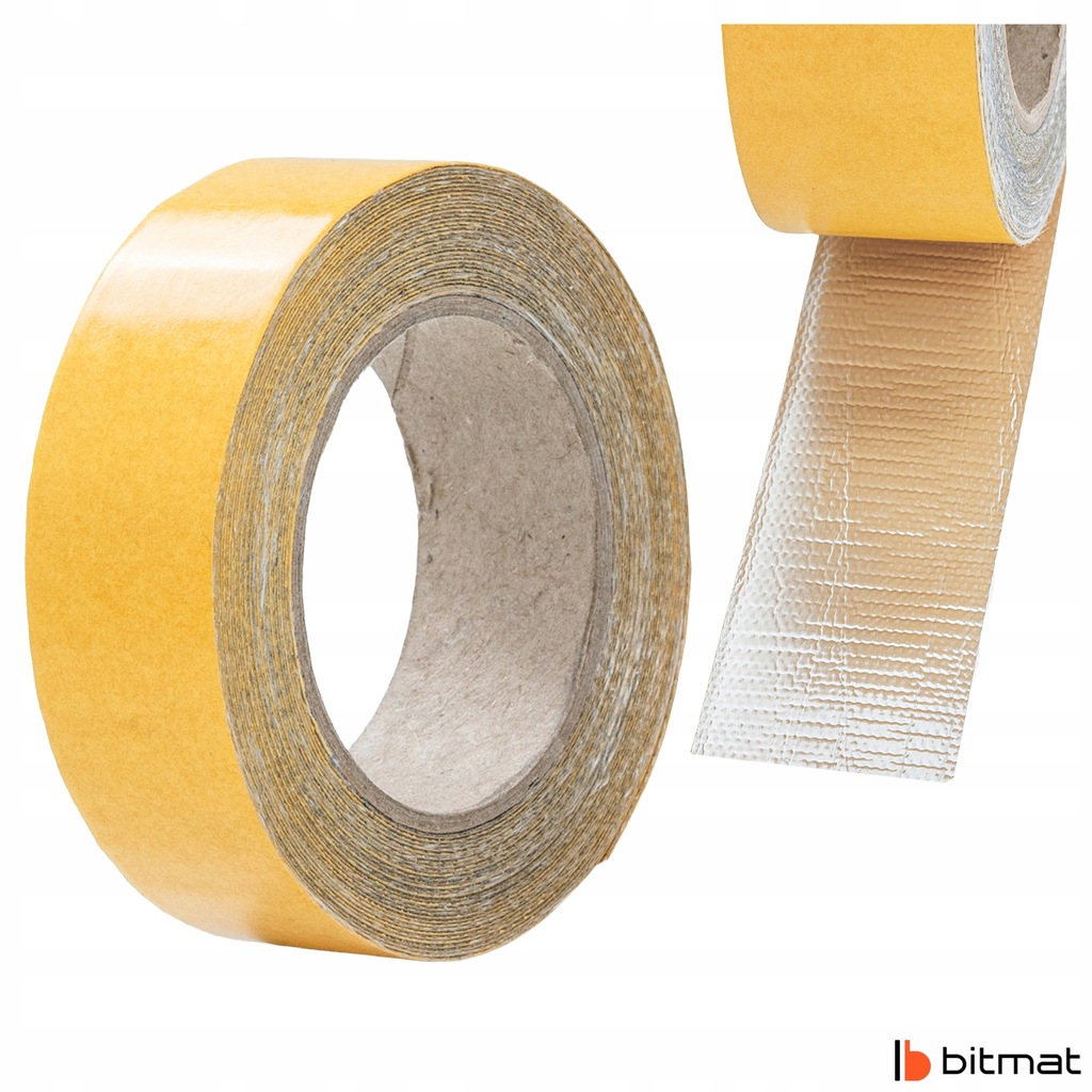 фото №16, Срібляста захист теплова samoprzylepna do 600°c 20 mm x 5 m стрічка теплова