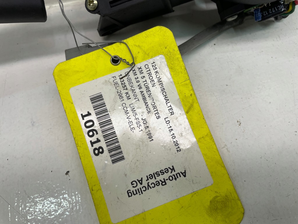 фото №4, Рычаг переключатель citroen xm5