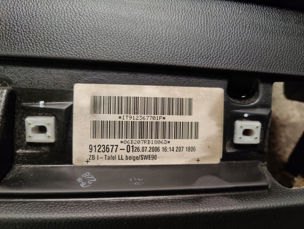 фото №5, Панель приладів приладова панель приладів beż bmw e60 e61 9123677