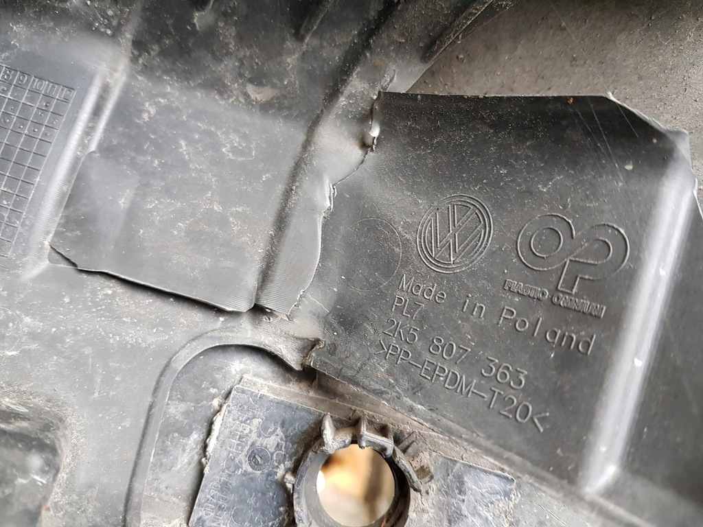 фото №16, Бампер задня задній vw caddy 2k5 4xpdc 2k5807363