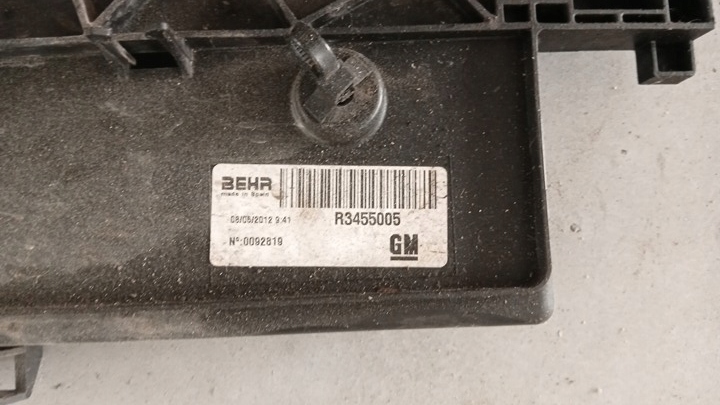 Opel meriva b 10-17 1.4t вентилятор радиатора Киев