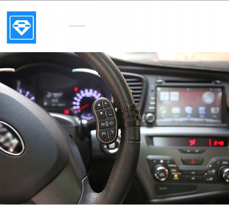 фото №6, Przebudowa кнопка керма автомобіля чорний легкий монтаж