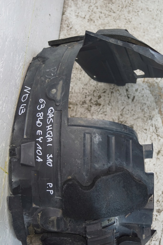 фото №5, Подкрылок правый перед nissan qashqai j10 63840ey10a
