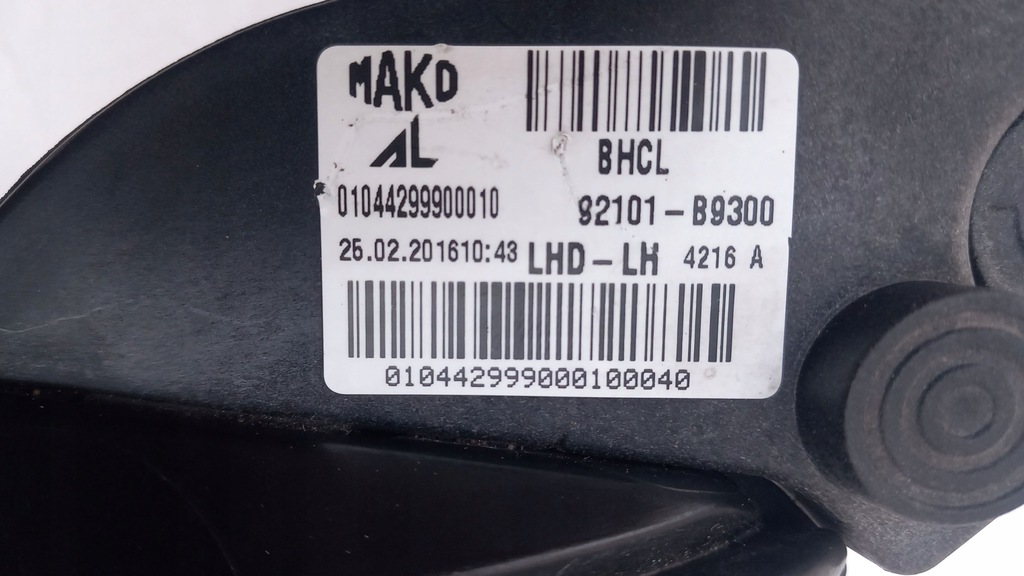 фото №10, Hyundai i10 ii 13r- лампа фара перед лівий bydgoszcz 92101-b9300