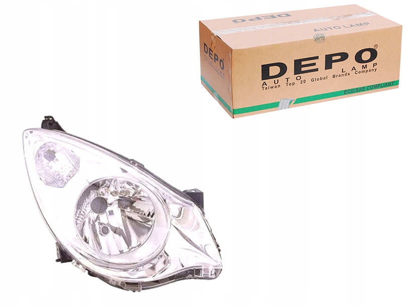 фото №1, Фара h4 электрический с двигателем opel agila