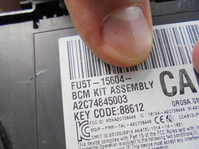 фото №4, Модуль коробка bcm ford ranger lift 2.2 tdci 2015-