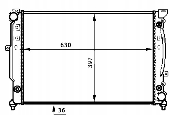 фото №9, Радиатор двигателя wody audi a4 b5 a4 b6 a6 c4 a6 c5 a #petrolhead pro+ kit5