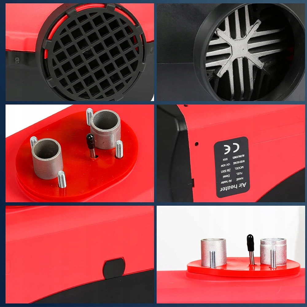 фото №10, Обігрівач габаритна дизель 8kw, нагрівач повітря na олія привідний