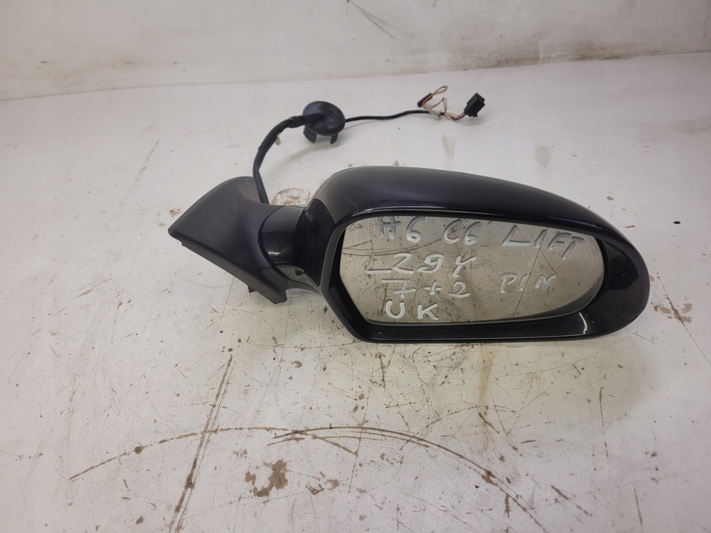 фото №10, Дзеркало праве audi a6 c6 lift lz9y 7+2 pin uk