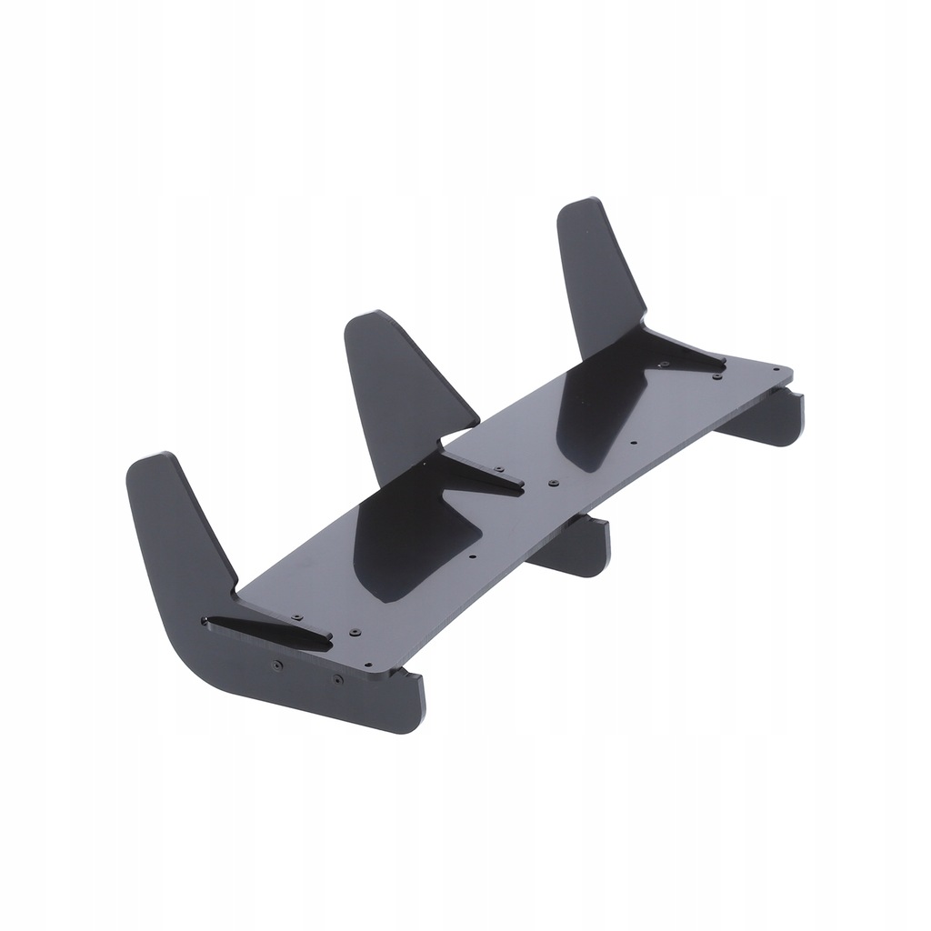 фото №8, Чорний блискучий дифузор заднього бампера w