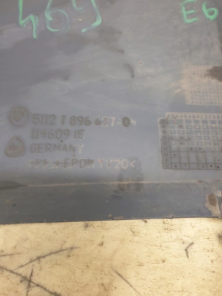 фото №13, Накладка бампера задняя 7896627 bmw 5 e60 m-pakiet