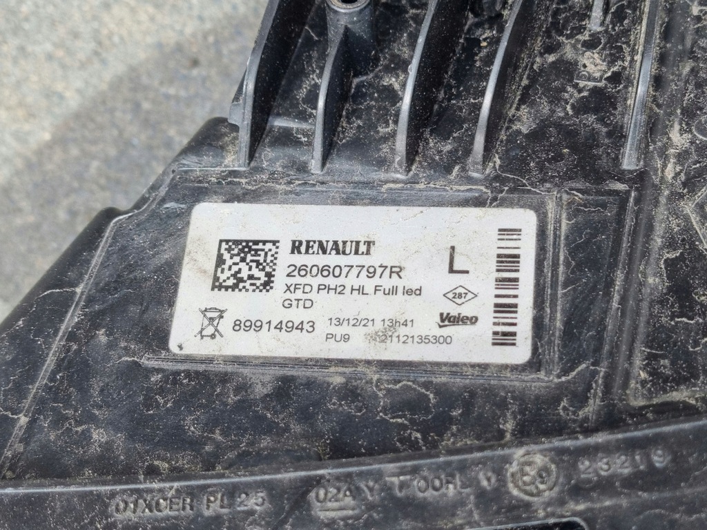 фото №7, Renault talisman лампа фара matrix передний передняя перед 260607797r