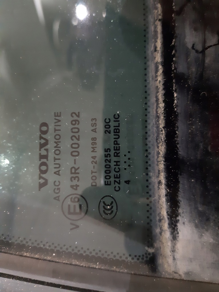 фото №2, Volvo xc90 ii скло двері лівий задня дверна задня