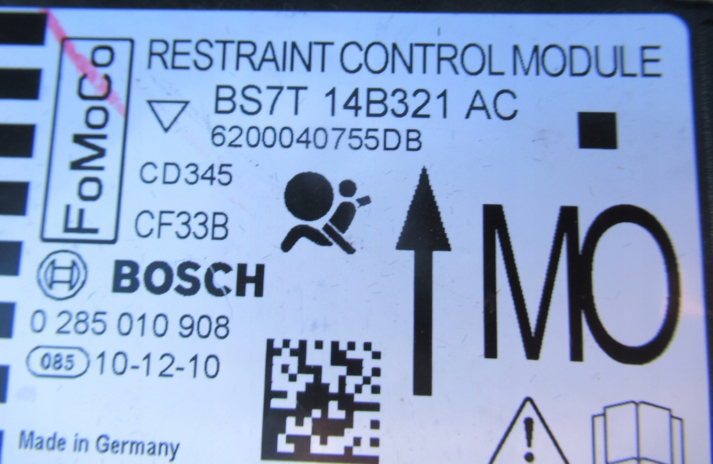 фото №6, Mondeo mk4 lift приборная панель консоль приборная панель датчик подушка безопасности