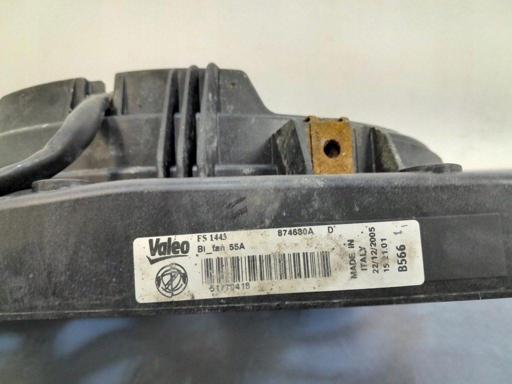 фото №4, Fiat croma ii 1.9 jtd вентилятор радіатора 874630a