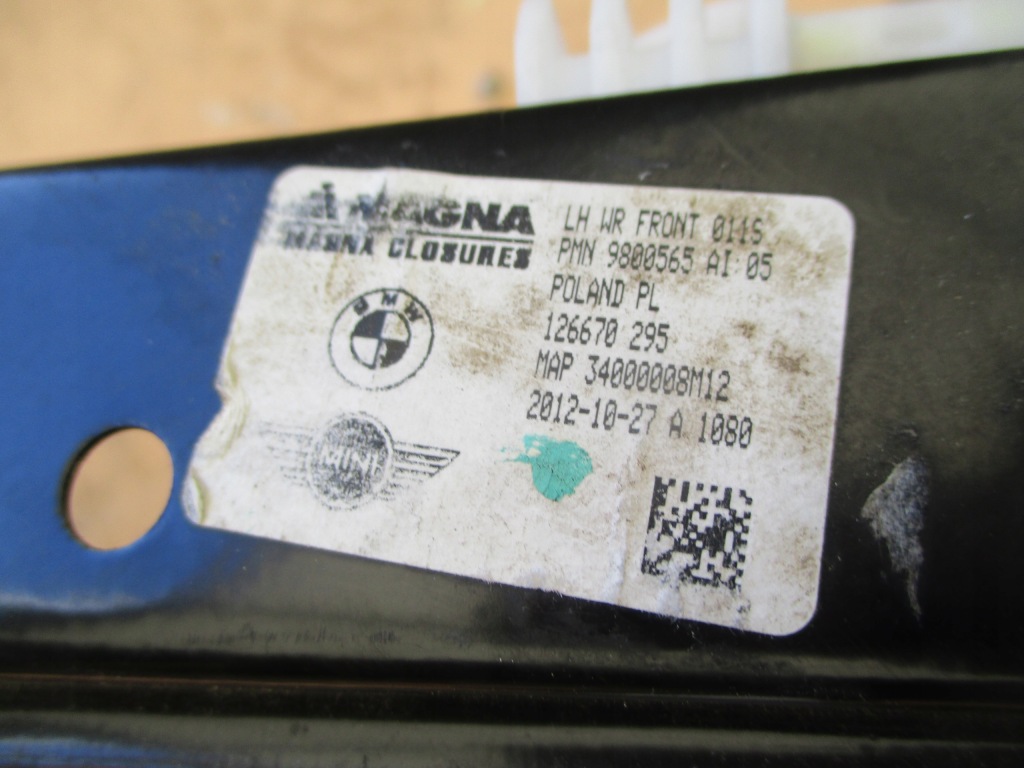 фото №2, Mini r60 countryman підйомник скло лівий перед