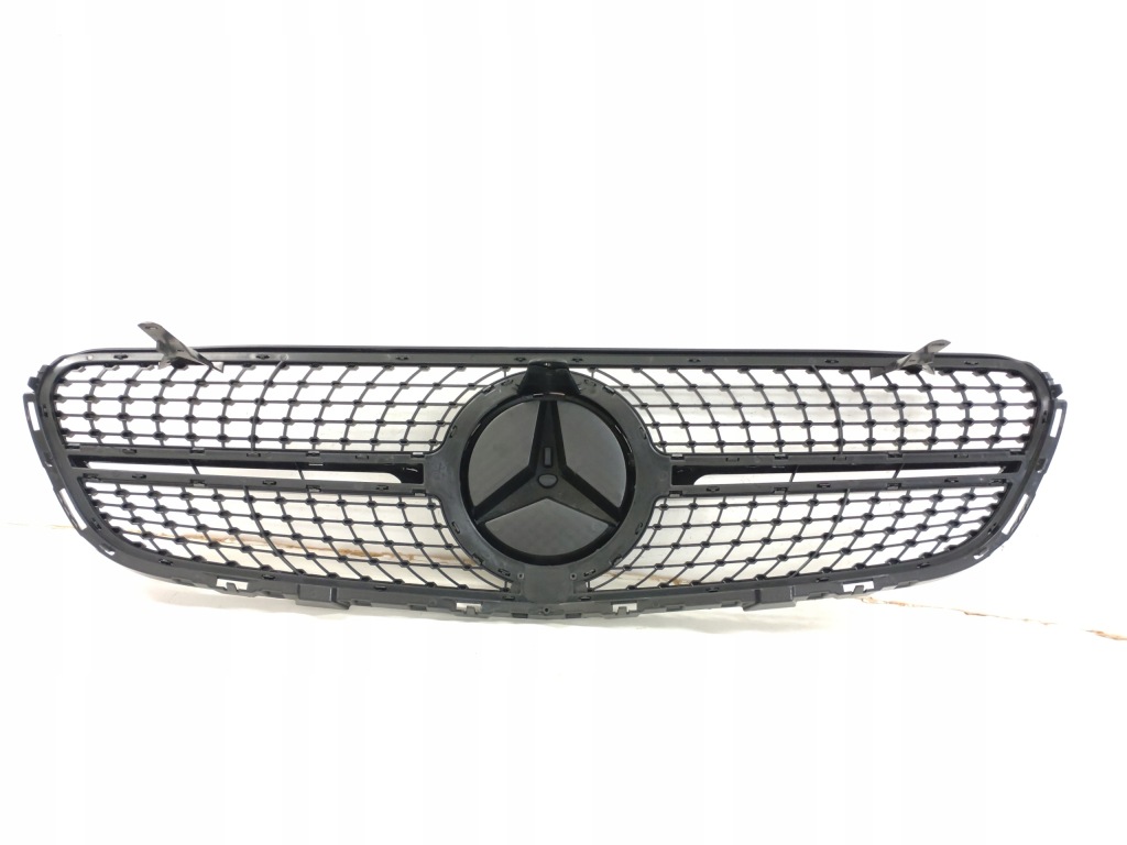 фото №5, Решётка радиатора решётка радиатора радиатора mercedes glc x253 2015-19r silver bez kam