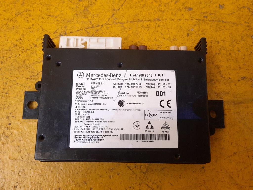 фото №1, Mercedes w247 w177 модуль telematic a2479002613