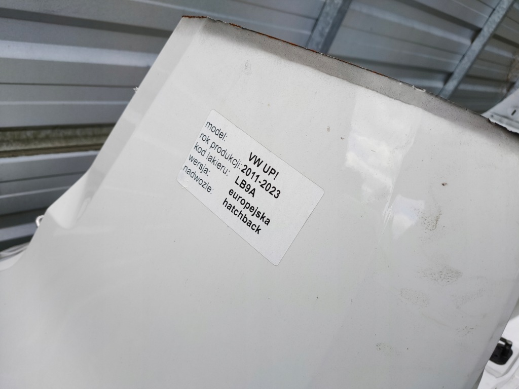 фото №6, Vw up 11-20 5d pas задній піддон крила панель фари задня