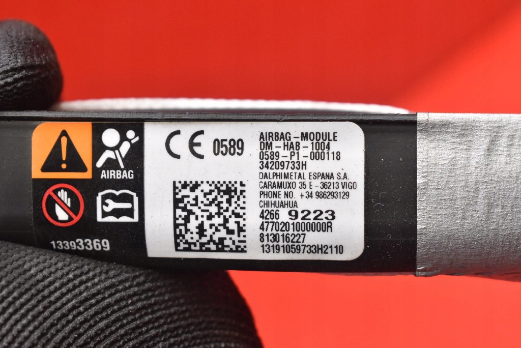 фото №6, Подушка безпеки подушка повітряна шторка безпеки права 42669223 opel ampera-e 17-20