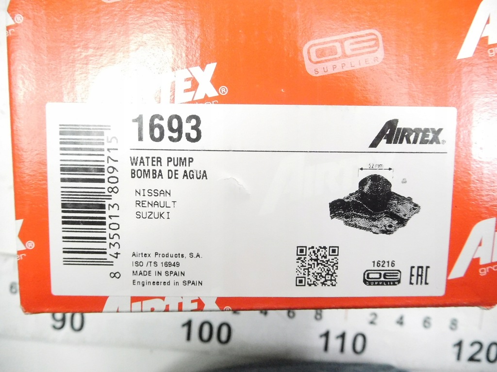 фото №9, Насос wody renault laguna ii 1.9dci 7701479114