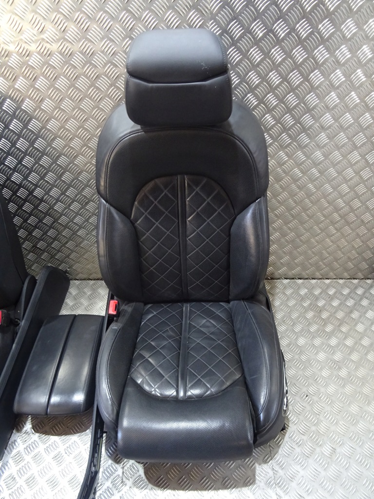 фото №8, Audi a8 4h s8 lift сидіння kanpa комплект шкіра