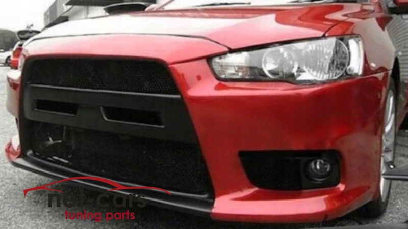 фото №11, Бампер перед задня mitsubishi lancer 07-15 look evo