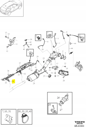 фото №2, Датчик лямбда-зонд volvo xc40 d4204t 32203676