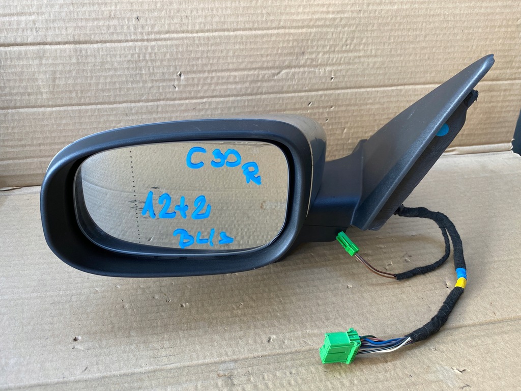 фото №2, Зеркало volvo c30 r-design левая 14 pin 12+2 blis