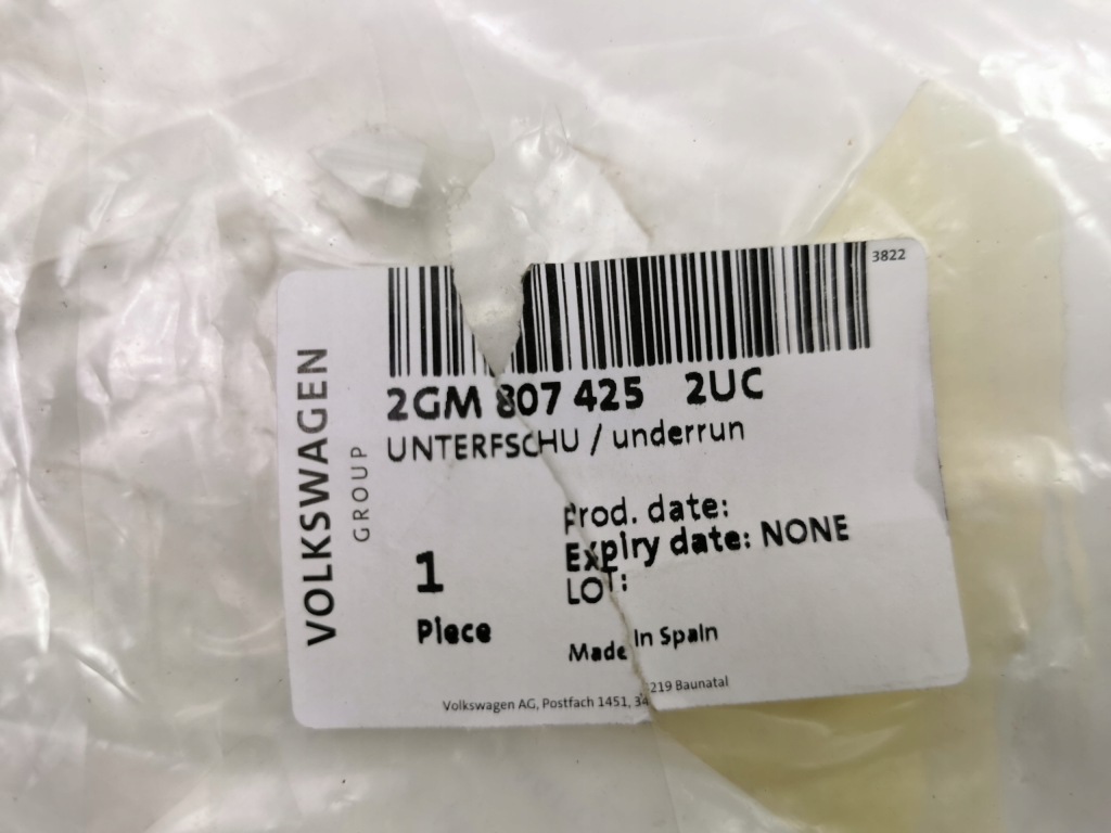 фото №8, Молдинг накладка бампера задняя 2020 - 2024 volkswagen t-cross оригинальный номер 2gm807425