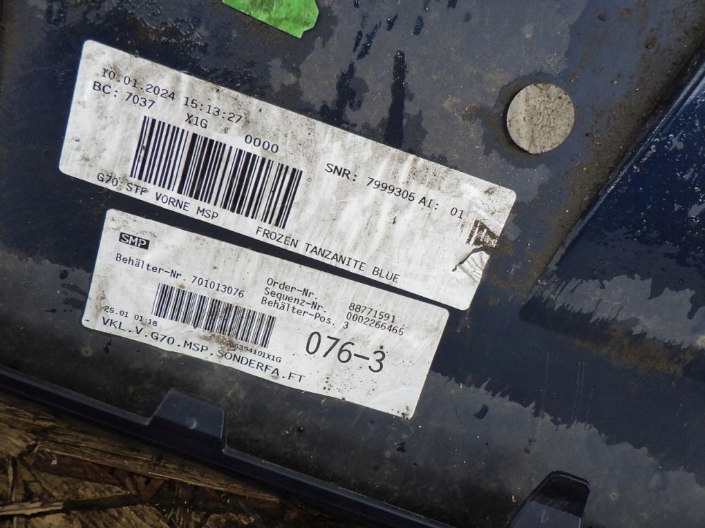 фото №10, Bmw 7 i7 g70 m набор 2022- бампер передний