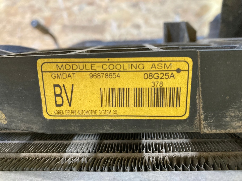 фото №7, Радіатор комплект chevrolet aveo 1.2 1.4 05-10