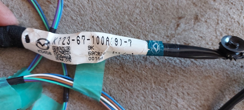 фото №8, Mazda cx5 17- жгут электропроводка потолочный usa