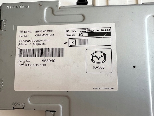 фото №2, Mazda 3 модуль радио блок управления bose 2015 bm