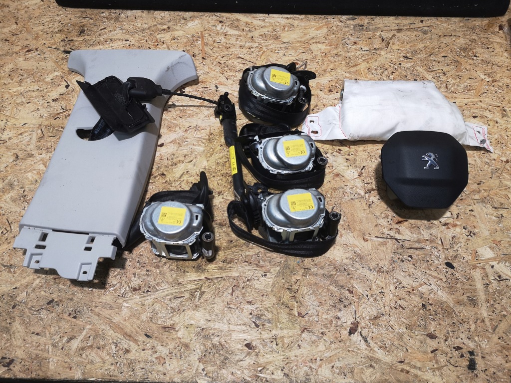 фото №1, Peugeot rifter partner подушки безопасности ремни натяжитель набор 2022r оригинал