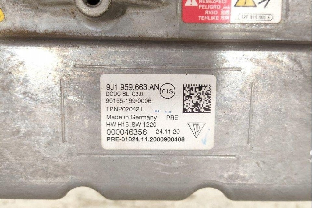 фото №9, Інвертор porsche taycan 9j1959663an electric 390kw 2021