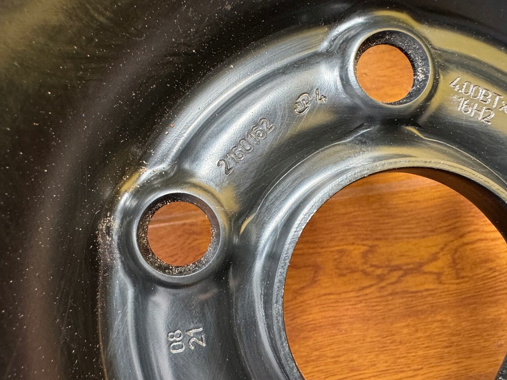 фото №11, Opel astra k колесо докатка continental t115/70 16 et25 оригинал 2160162