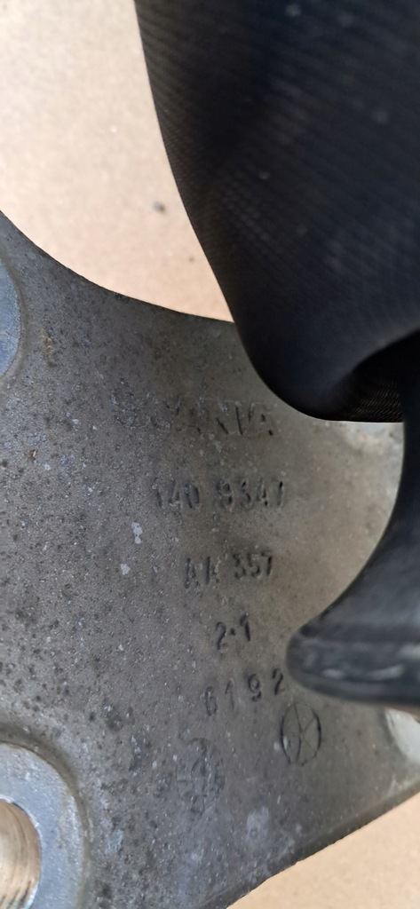 фото №5, Scania 4 кронштейн подушки безопасности кронштейн кабины подушка задняя 1409347