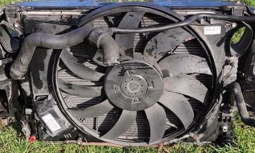 фото №10, Pas передний- балка- радиатор вентилятор- комплект mercedes w215