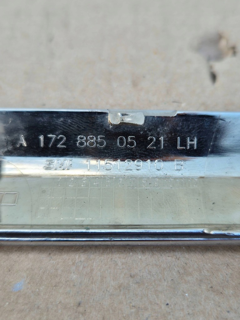 Mercedes slk r172 11- левая молдинг хром бампера b.ładna a1728850521 Киев