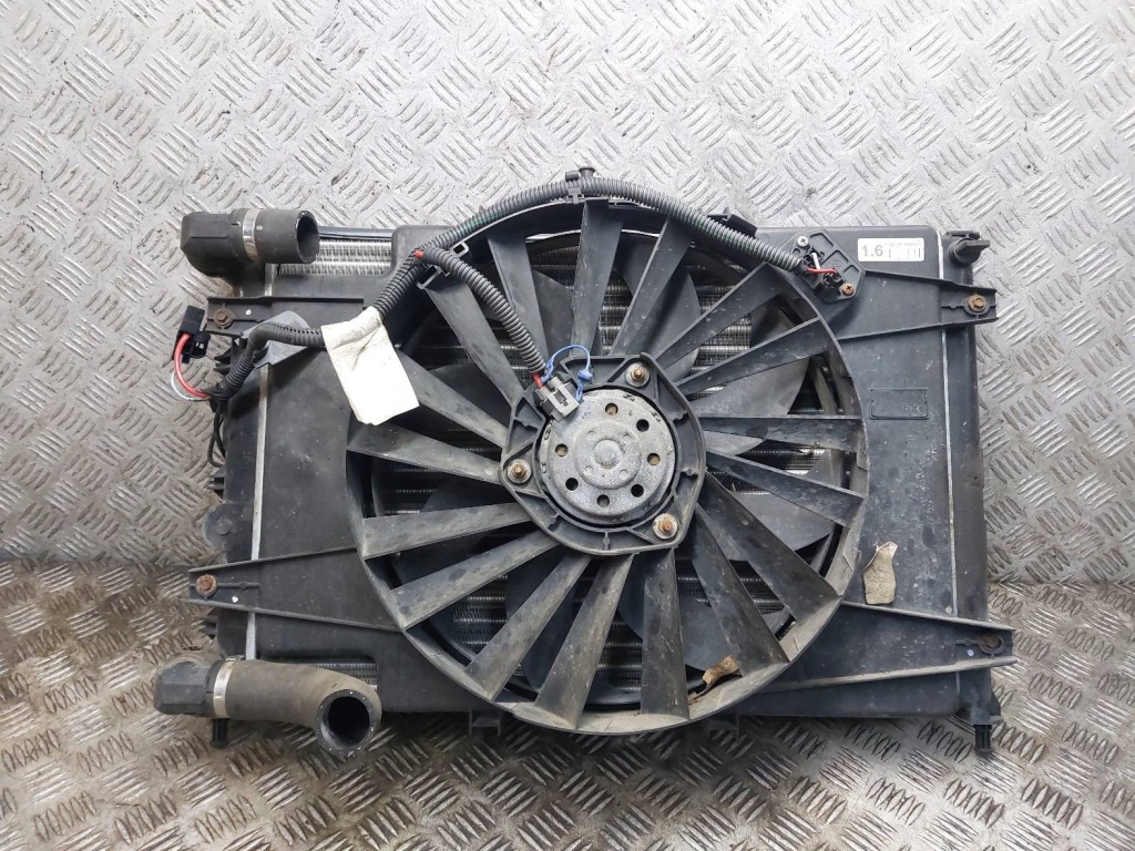 фото №1, Радиатор комплект + вентилятор alfa romeo 147 i 1.6 16v