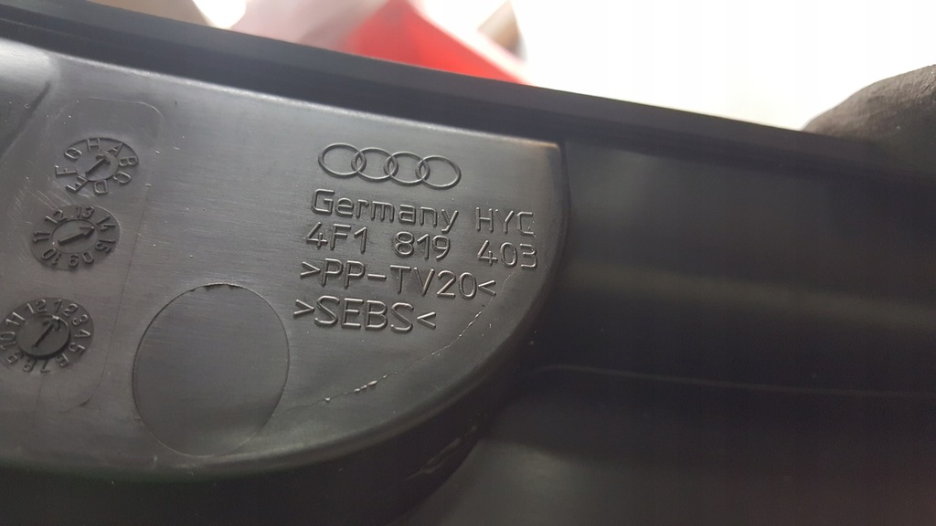 фото №12, Nowe оригінальні жабо audi a6 c6 rs6 4f1819403