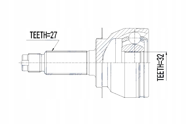фото №5, Шарнир наружный subaru forester 14- xv 14- передний l/p nty
