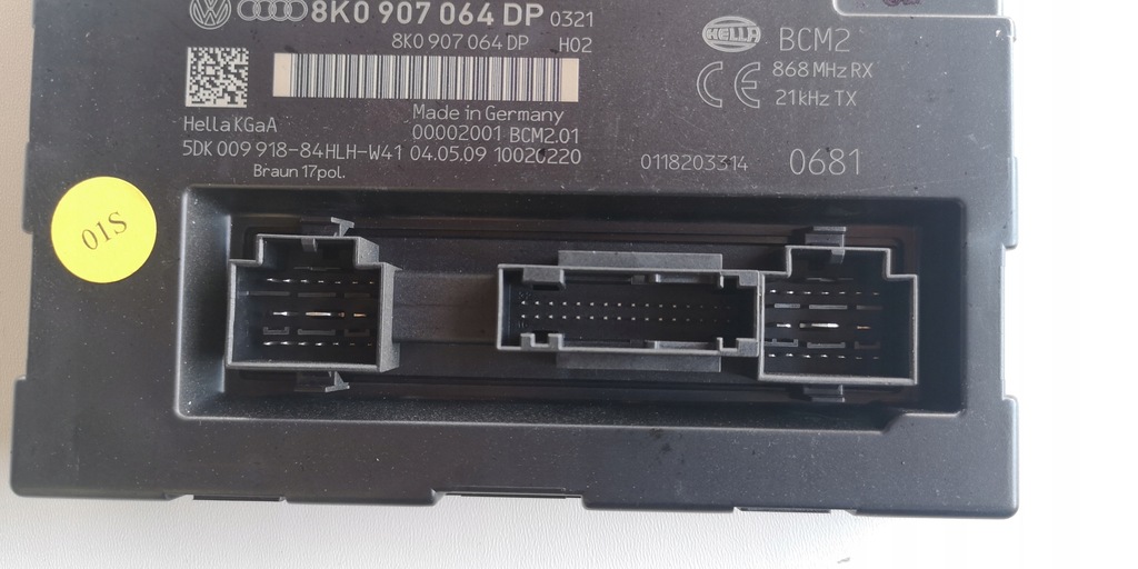 фото №8, Audi a4 b8 модуль комфорту 8k0907064dp