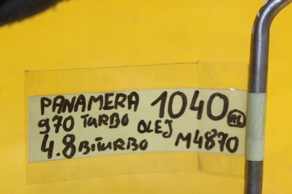 фото №9, Трубка шланг масла porsche panamera 970 4.8 bit m4870 gts 94811023573