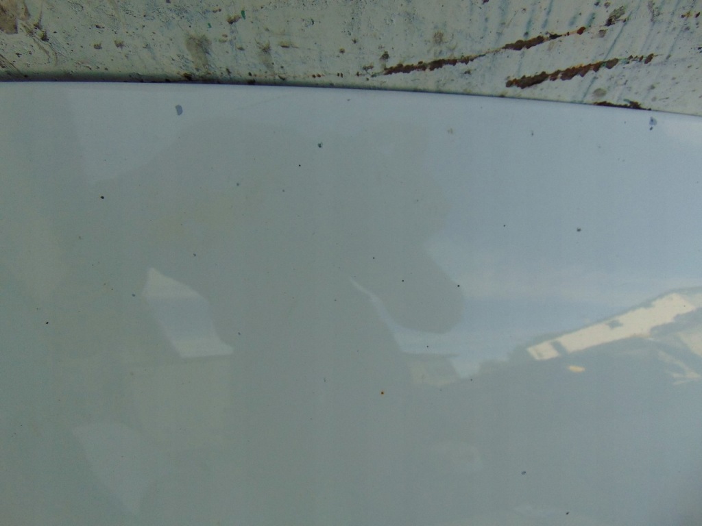 Капот кришка двигуна fiat 500 2 2007- білий демонтаж Зі Шроту